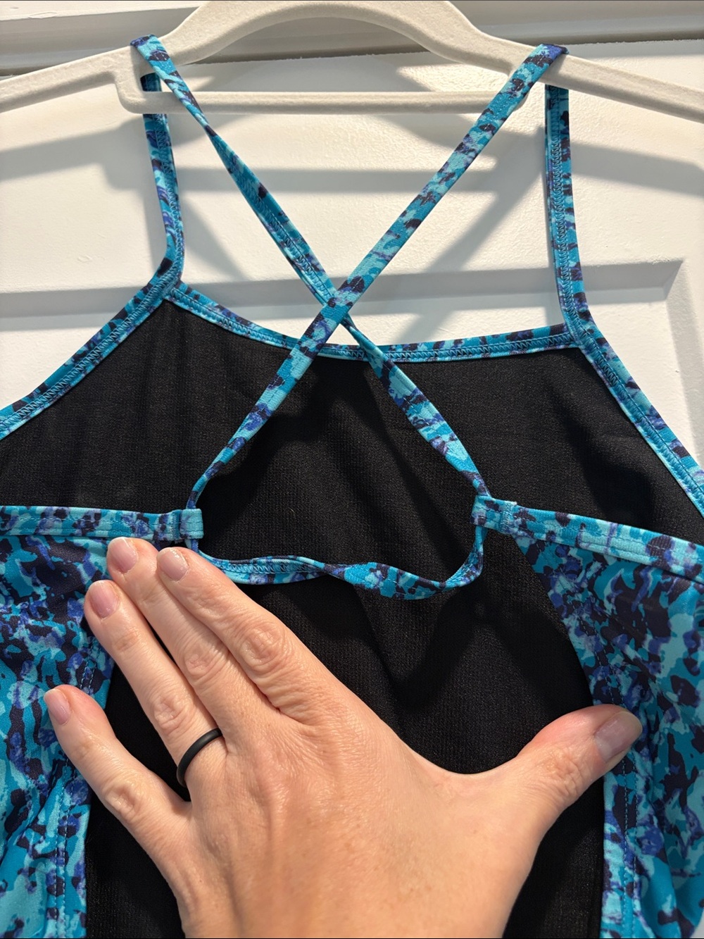 Jolyn Brandon 2 Ripley Patterned One-Piece Swimsuit Size 26 - Picture 4 of 7